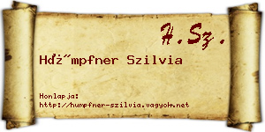 Hümpfner Szilvia névjegykártya