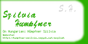 szilvia humpfner business card